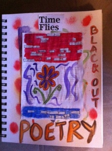Blackout Poetry Page